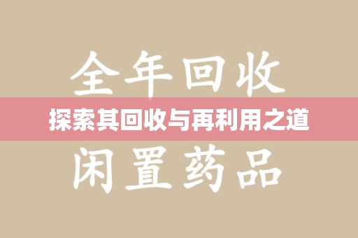东莞探索其回收与再利用之道