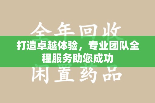东莞打造卓越体验，专业团队全程服务助您成功