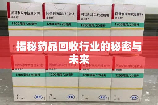 东莞揭秘药品回收行业的秘密与未来